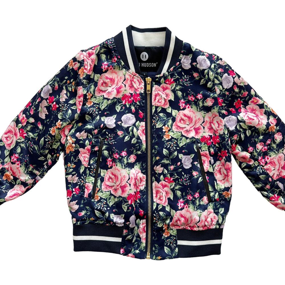 Beau Hudson Floral Bomber Jacket Size 3 - Picture 2 of 5
